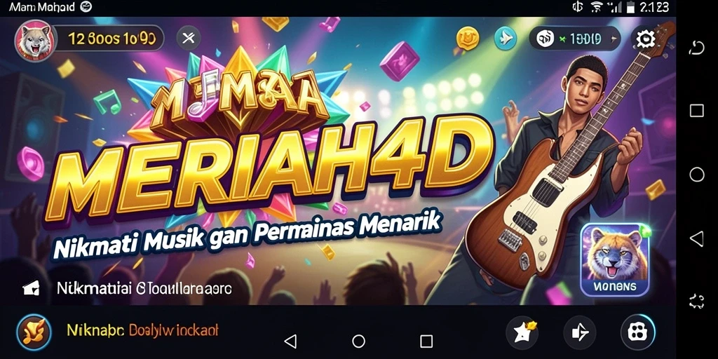 Tampilan gameplay MERIAH4D yang mengasyikkan dan interaktif.