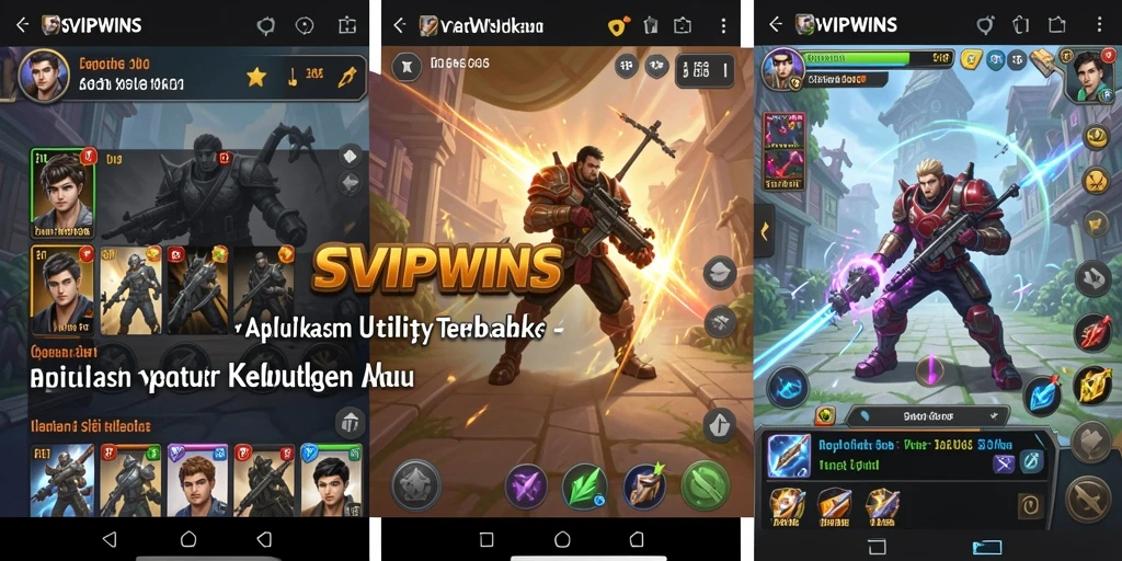 Tampilan antarmuka pengguna SVIPWINS yang menarik dan fungsional.